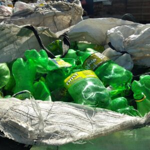 Pet Green bottles